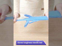 M azul L luvas descartáveis do nitrilo do XL 100 PCes encaixota luvas estéreis da mão