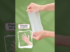 Do látex descartável transparente médico das luvas do PVC do agregado familiar luvas livres