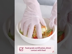 Multi finalidade 8 Mil Nitrile Disposable Gloves das luvas descartáveis brancas ultra fortes do nitrilo