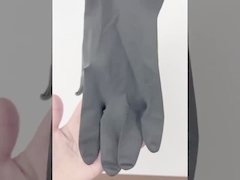 As luvas descartáveis mecânicas automotivos do látex pulverizam luvas livres do exame