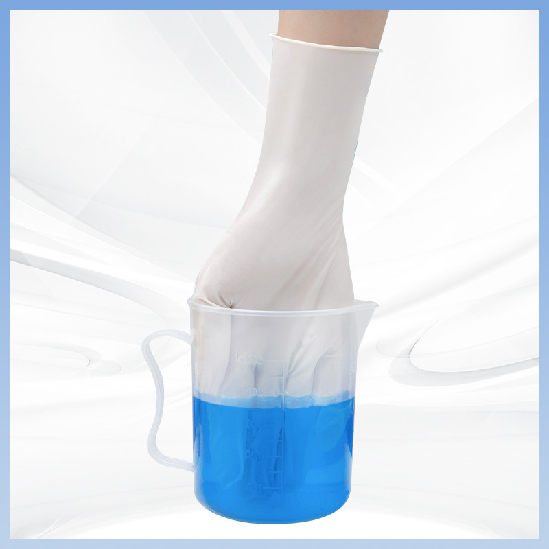 Luvas de látex branco OEM Conforto durante todo o dia: Luvas de látex descartáveis para uso prolongado sem fadiga