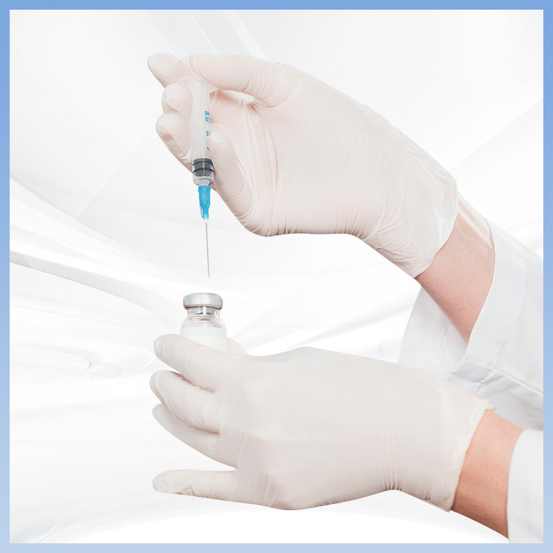 Luvas de látex branco OEM flexíveis e duráveis: Luvas de látex descartáveis para uso e proteção prolongados
